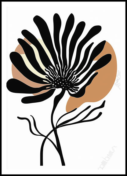 Plakat  Rozkwit Minimalistyczny , Wnętrza Styl Skandynawski, Boho