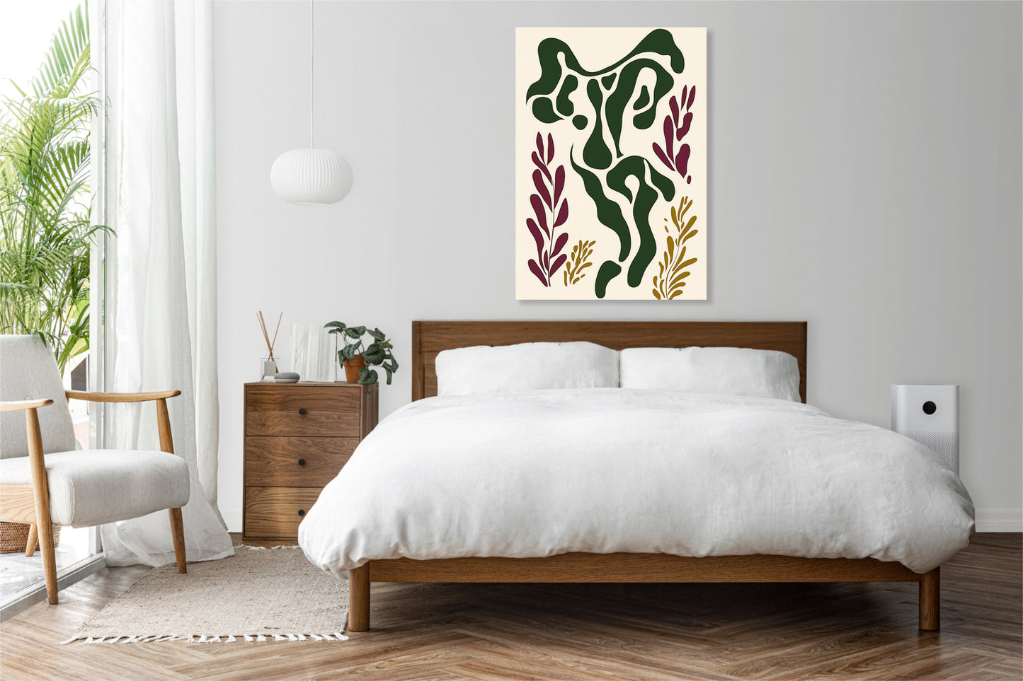 Obraz  Quo Minimalistyczny , Wnętrza Styl Skandynawski, Boho