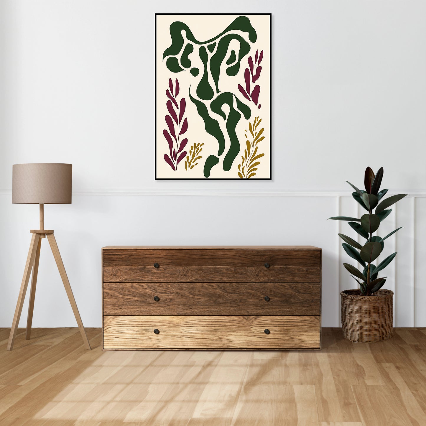 Plakat  Quo Minimalistyczny , Wnętrza Styl Skandynawski, Boho