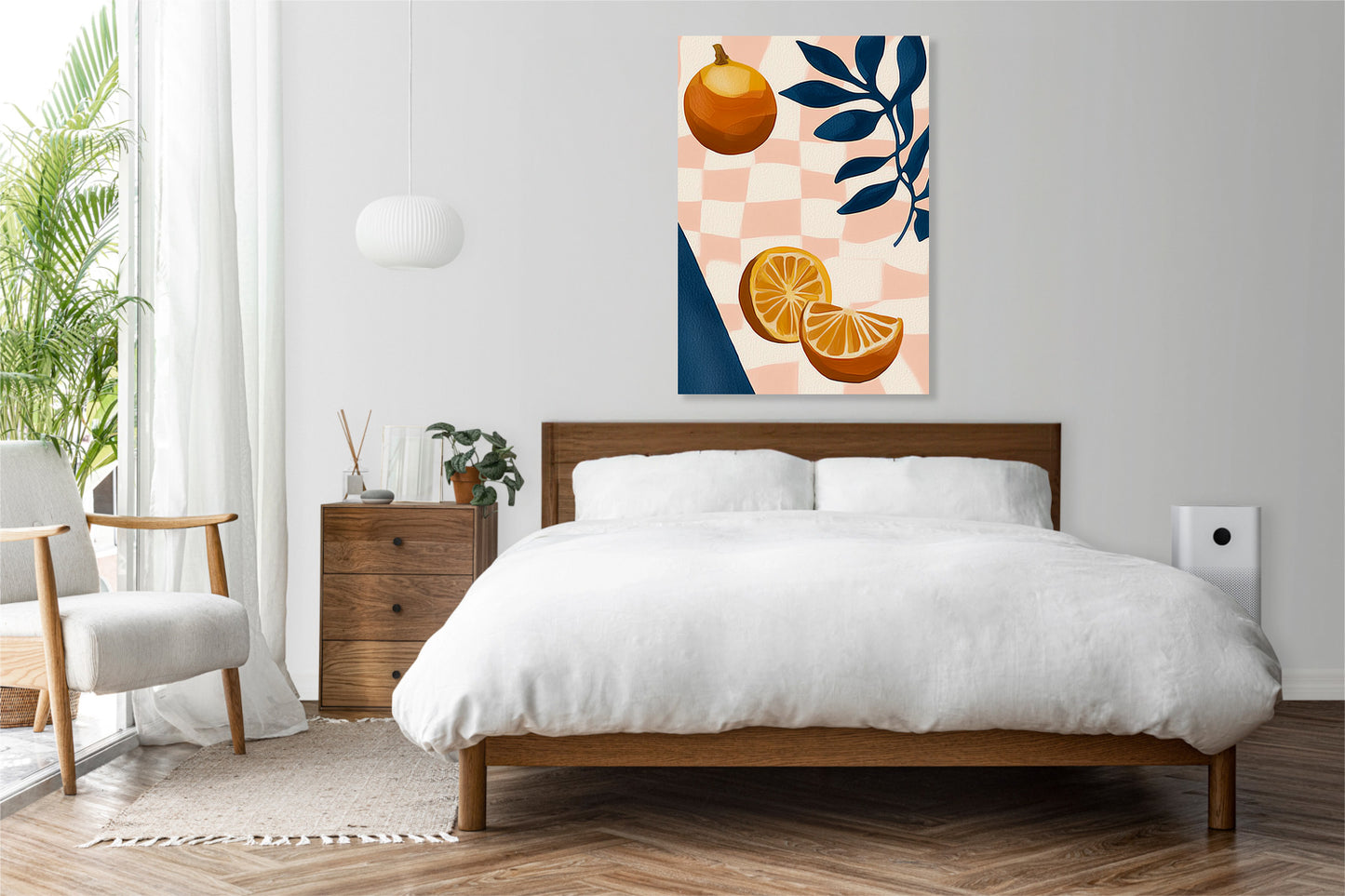 Obraz  Nowoczesny Owoce I Pomarańcze I Pop Art Vintage do Salonu