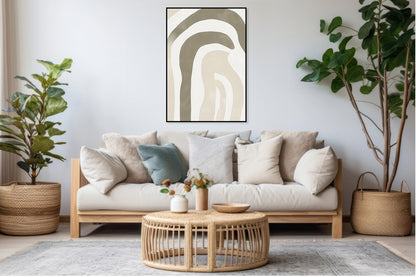 Plakat  Zakres Minimalistyczny , Wnętrza Styl Skandynawski, Boho