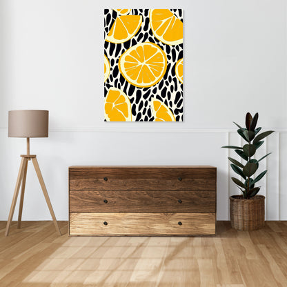 Obraz  Nowoczesny Owoce I Cytryny 2 I Pop Art Vintage do Salonu