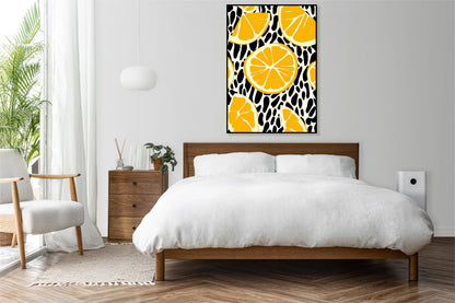 Plakat  Nowoczesny Owoce I Cytryny 2 I Pop Art Vintage do Salonu