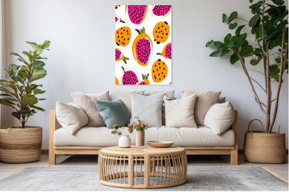 Obraz   Nowoczesny Owoce I Smoczy I Pop Art Vintage do Salonu