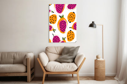 Obraz   Nowoczesny Owoce I Smoczy I Pop Art Vintage do Salonu