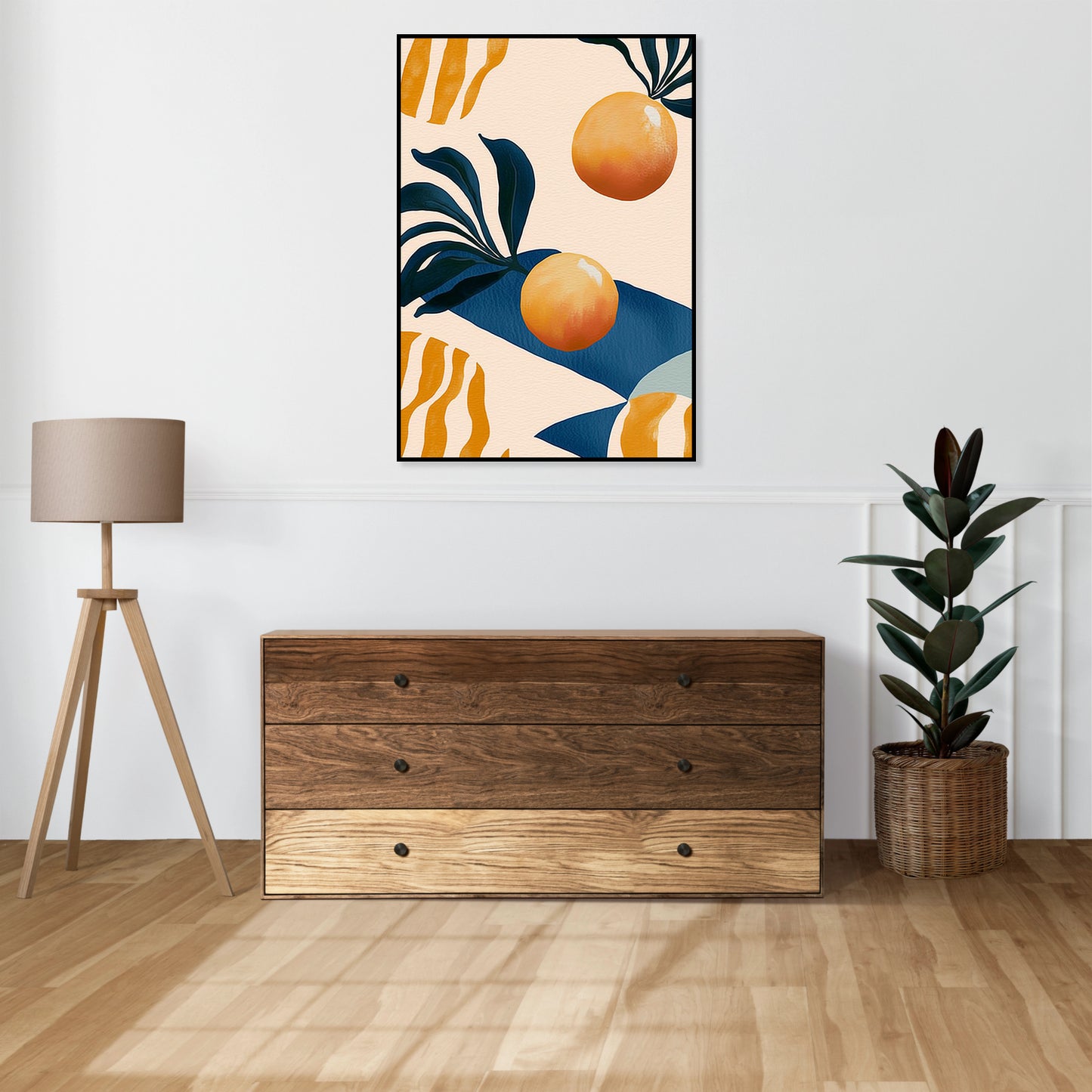 Plakat   Nowoczesny Owoce I Pomarańcze 2 I Pop Art Vintage do Salonu