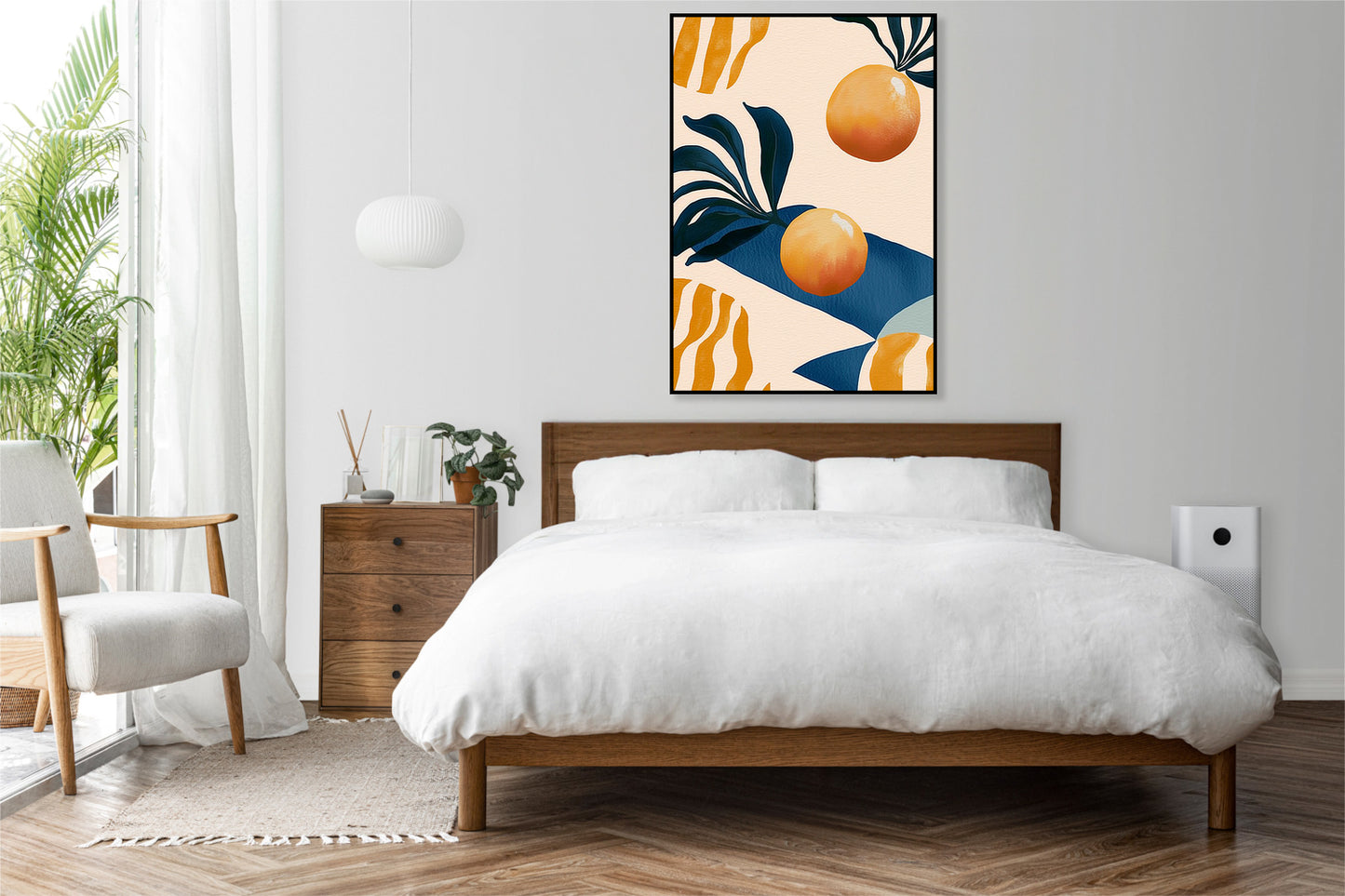 Plakat   Nowoczesny Owoce I Pomarańcze 2 I Pop Art Vintage do Salonu
