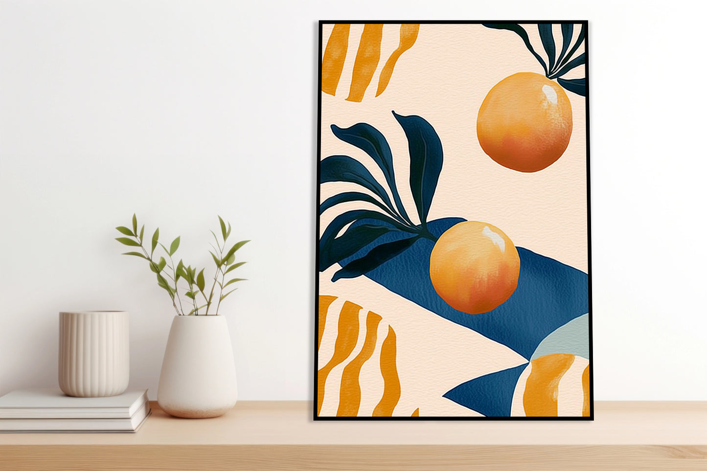 Plakat   Nowoczesny Owoce I Pomarańcze 2 I Pop Art Vintage do Salonu