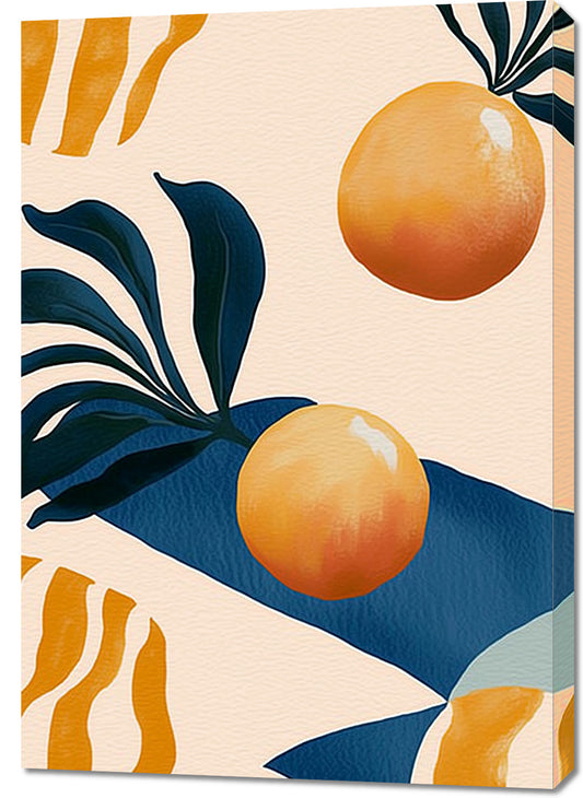 Obraz   Nowoczesny Owoce I Pomarańcze 2 I Pop Art Vintage do Salonu