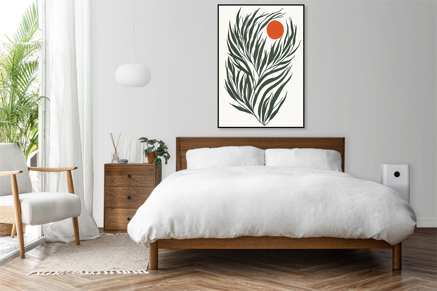 Plakat  Krysta Minimalistyczny , Wnętrza Styl Skandynawski, Boho