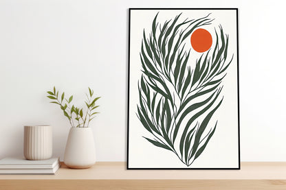 Plakat  Krysta Minimalistyczny , Wnętrza Styl Skandynawski, Boho