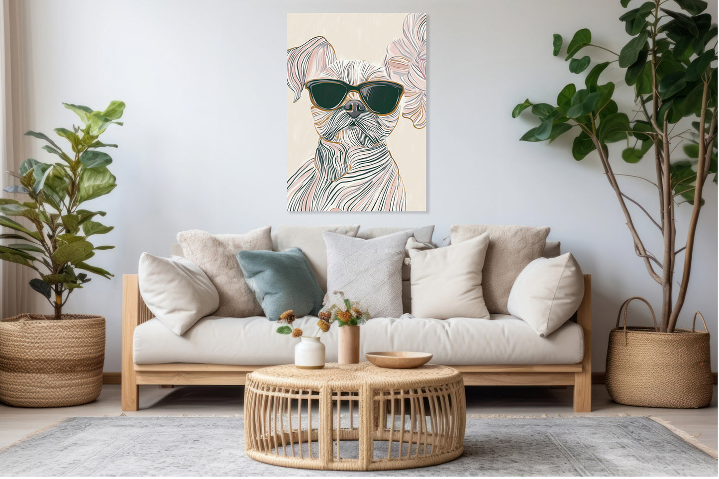 Obraz  Prestiż Minimalistyczny , Wnętrza Styl Skandynawski, Boho