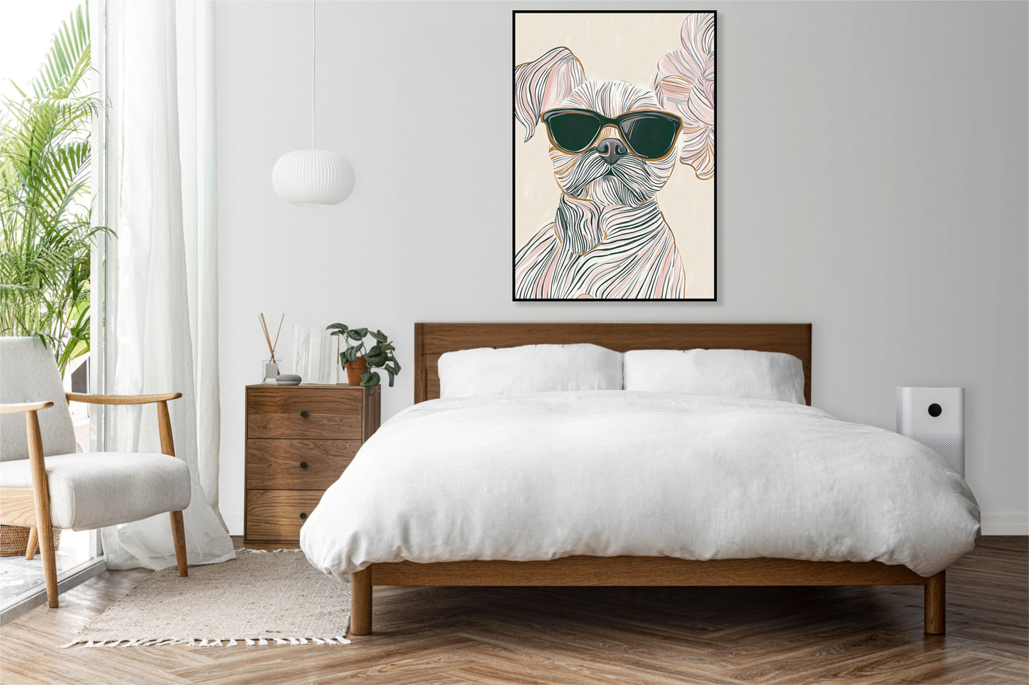 Plakat  Prestiż Minimalistyczny , Wnętrza Styl Skandynawski, Boho