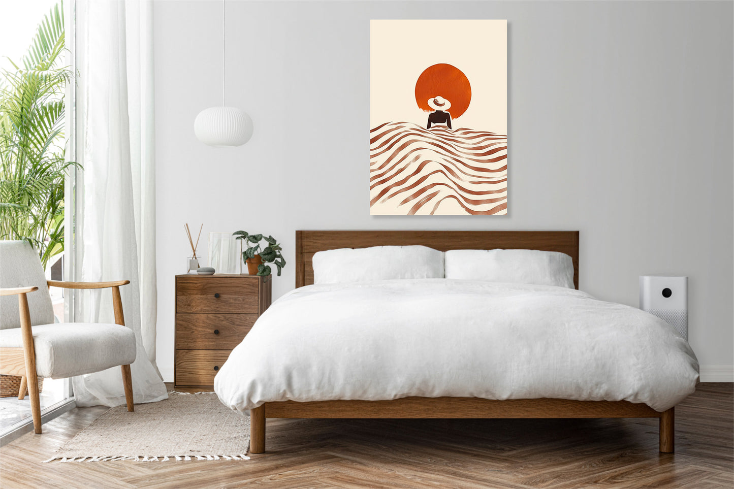Obraz  Chill Minimalistyczny , Wnętrza Styl Skandynawski, Boho
