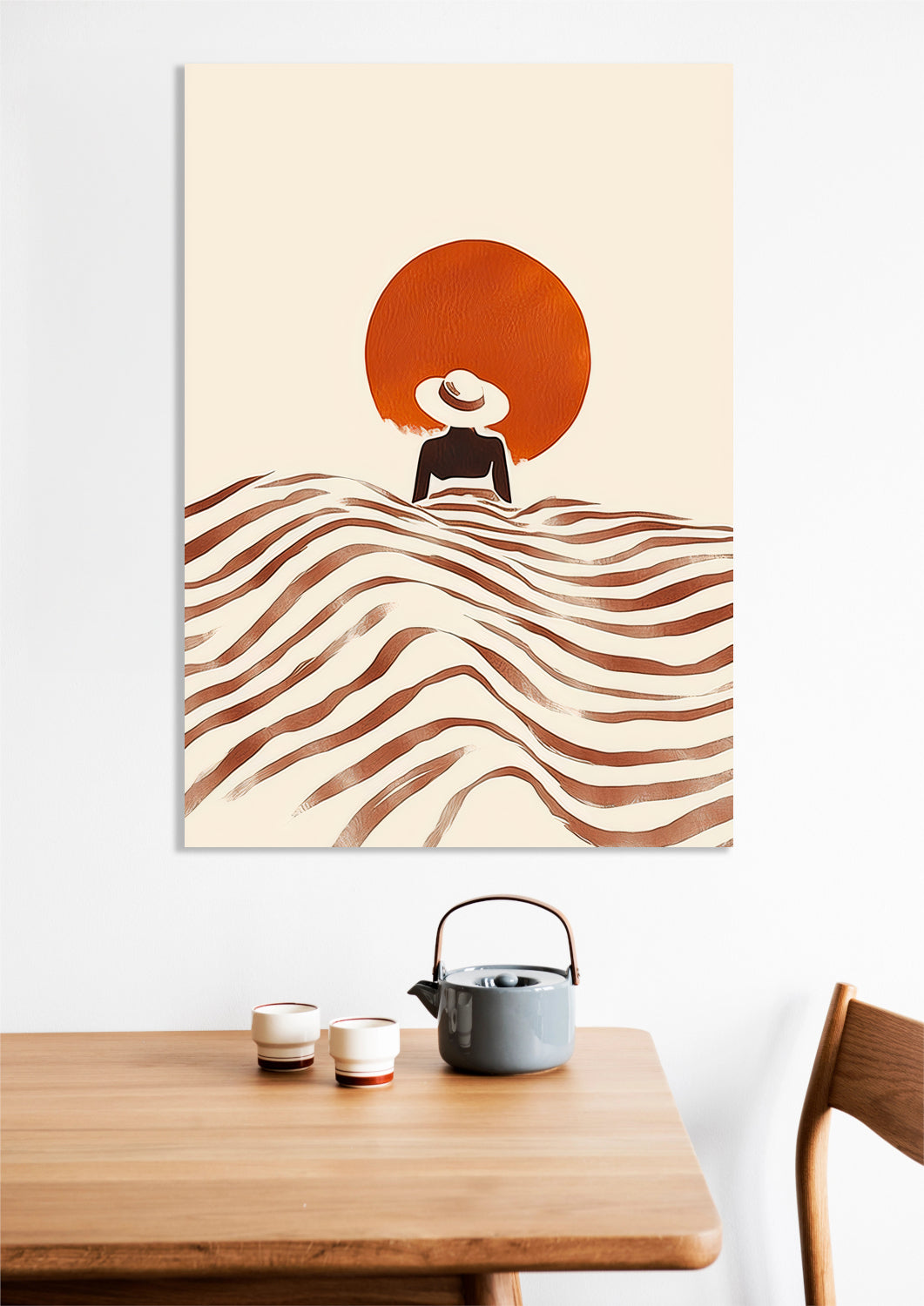 Obraz  Chill Minimalistyczny , Wnętrza Styl Skandynawski, Boho
