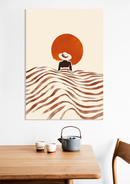 Obraz  Chill Minimalistyczny , Wnętrza Styl Skandynawski, Boho
