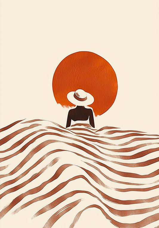 Plakat  Chill Minimalistyczny , Wnętrza Styl Skandynawski, Boho