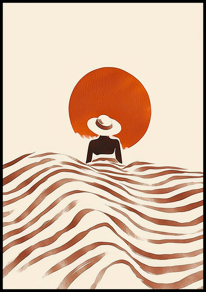 Plakat  Chill Minimalistyczny , Wnętrza Styl Skandynawski, Boho