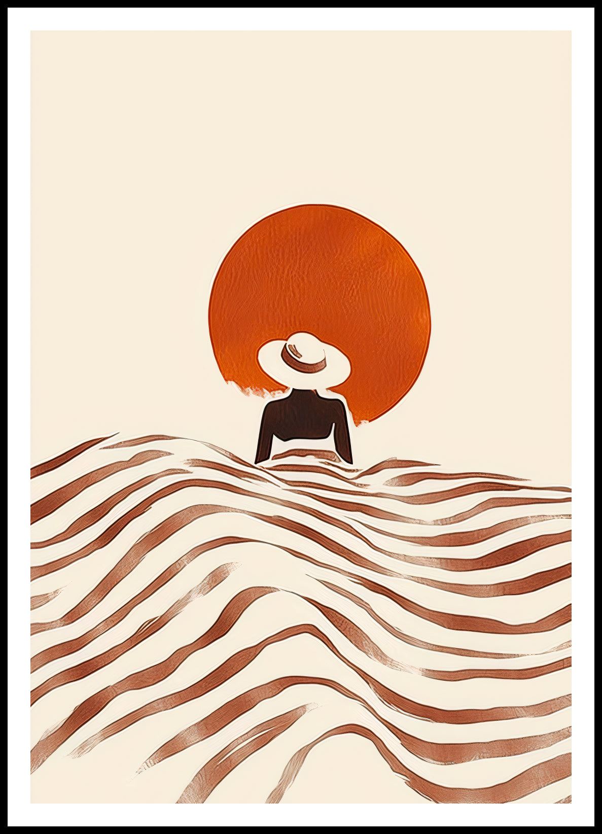 Plakat  Chill Minimalistyczny , Wnętrza Styl Skandynawski, Boho