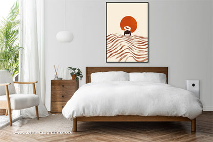 Plakat  Chill Minimalistyczny , Wnętrza Styl Skandynawski, Boho