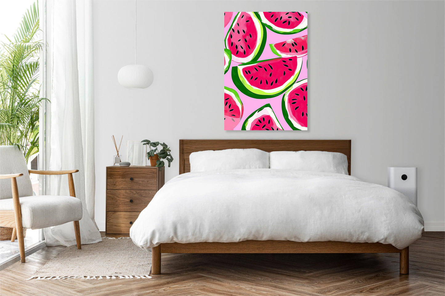 Obraz  Nowoczesny Owoce I ArbuzyI Pop Art Vintage do Salonu