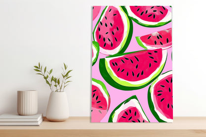 Obraz  Nowoczesny Owoce I ArbuzyI Pop Art Vintage do Salonu