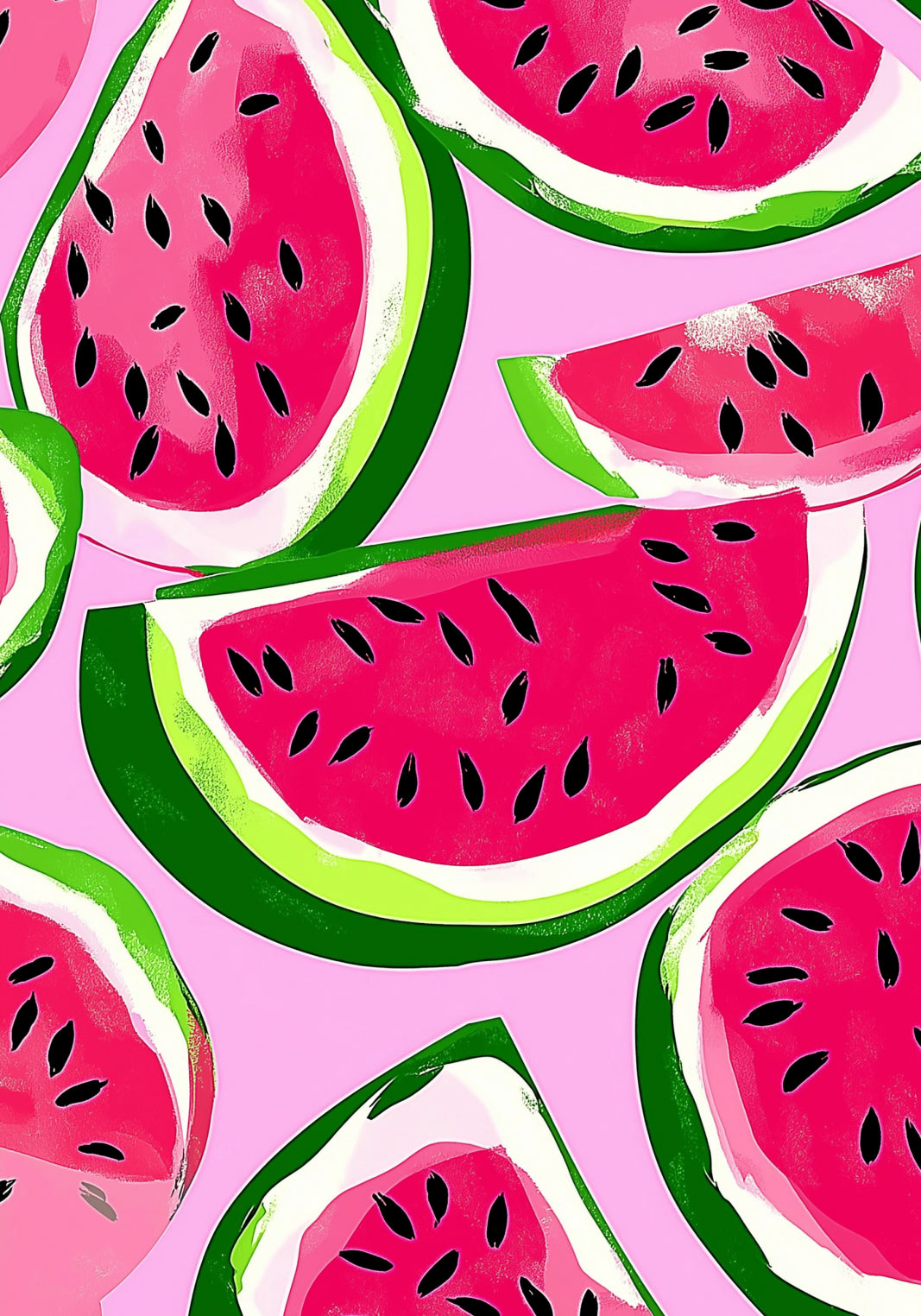 Plakat  Nowoczesny Owoce I ArbuzyI Pop Art Vintage do Salonu