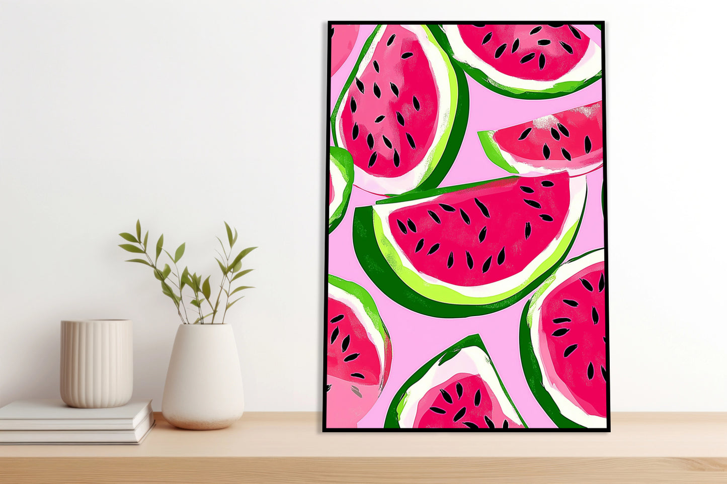 Plakat  Nowoczesny Owoce I ArbuzyI Pop Art Vintage do Salonu