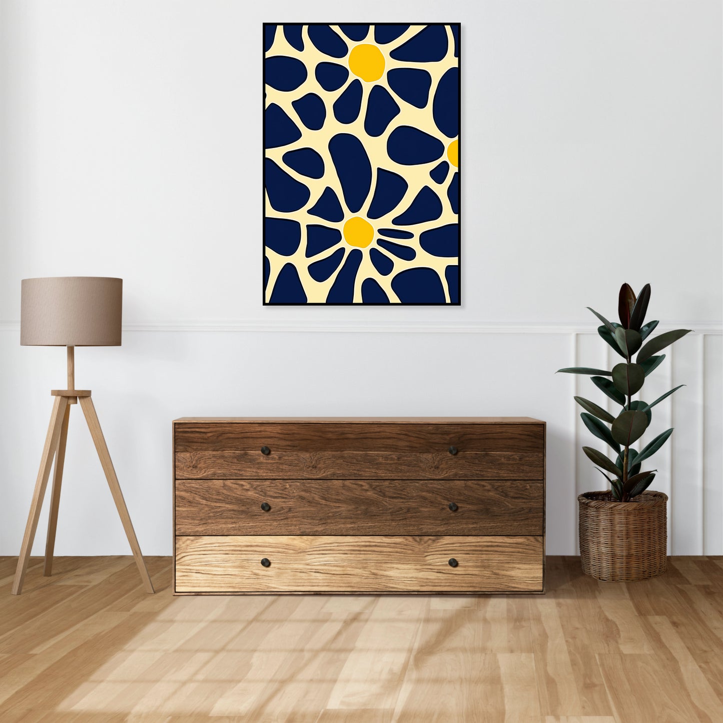Plakat  Gazon Minimalistyczny , Wnętrza Styl Skandynawski, Boho