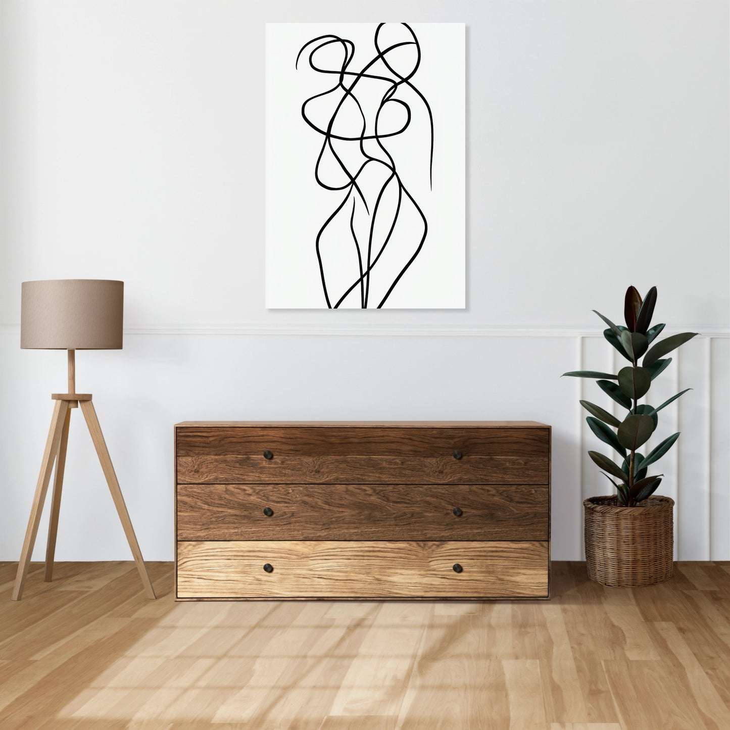 Obraz  Krągłość Minimalistyczny , Wnętrza Styl Skandynawski, Boho