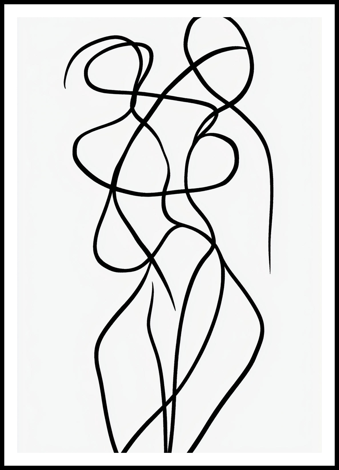 Plakat  Krągłość Minimalistyczny , Wnętrza Styl Skandynawski, Boho
