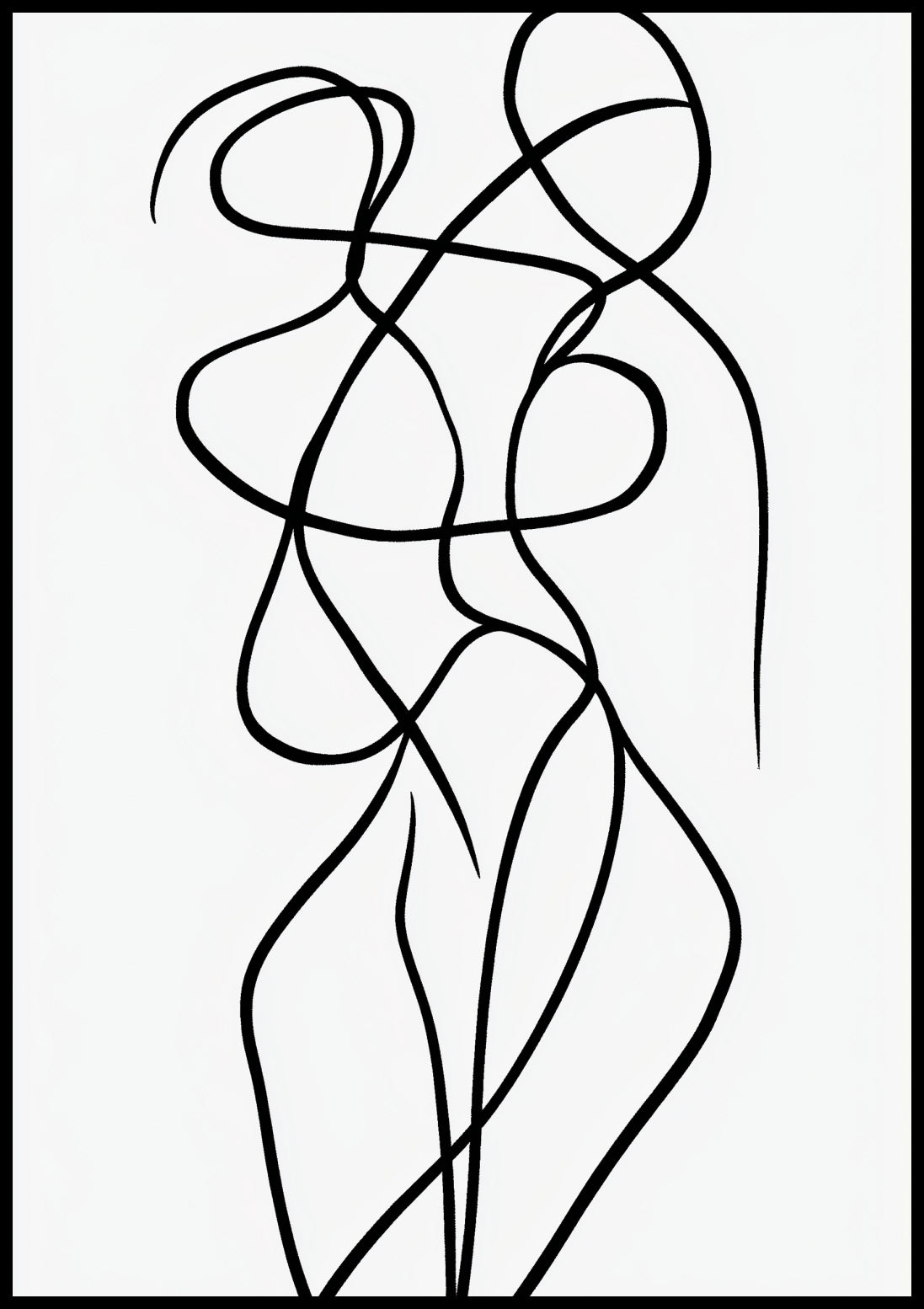 Plakat  Krągłość Minimalistyczny , Wnętrza Styl Skandynawski, Boho