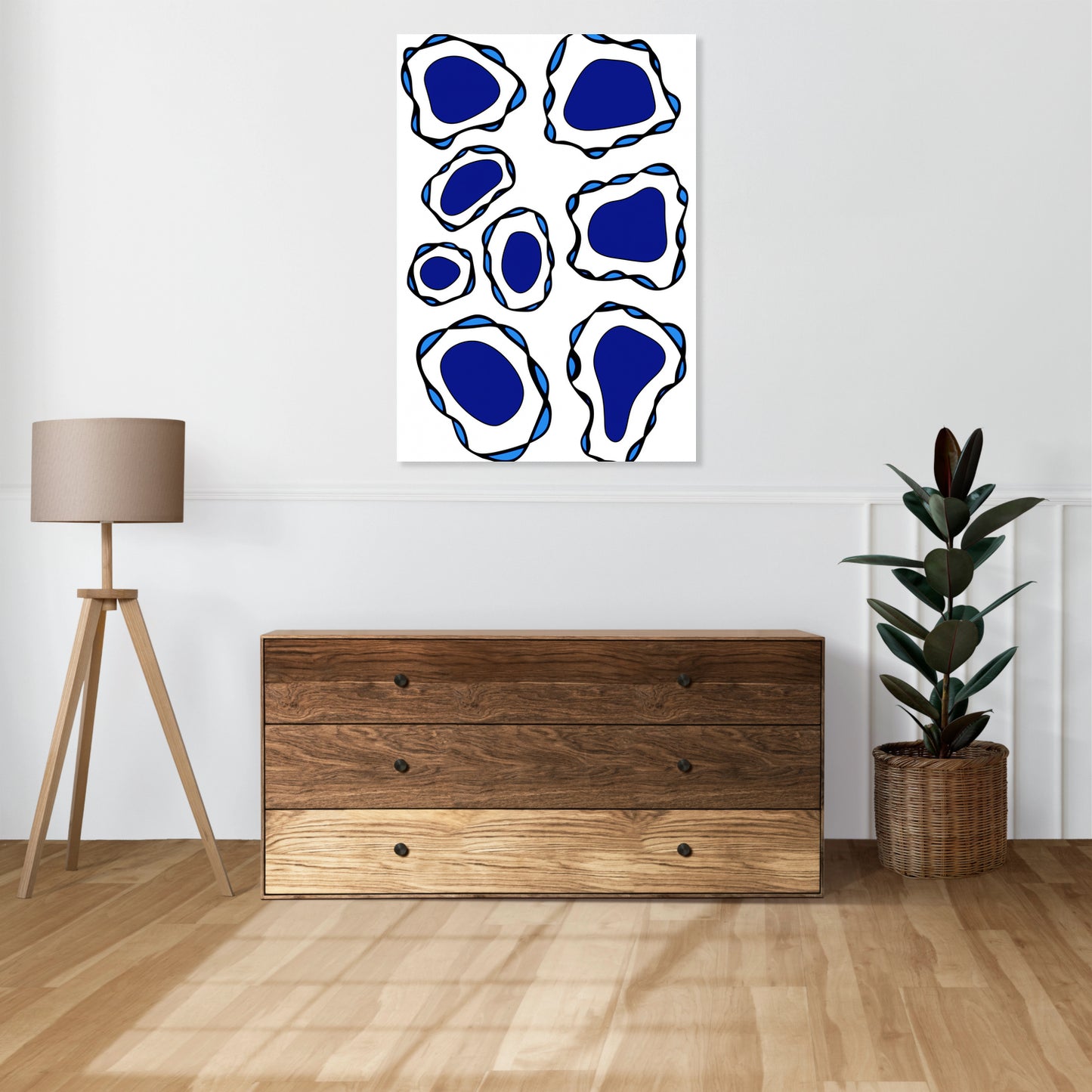 Obraz  Kryształ Minimalistyczny , Wnętrza Styl Skandynawski, Boho