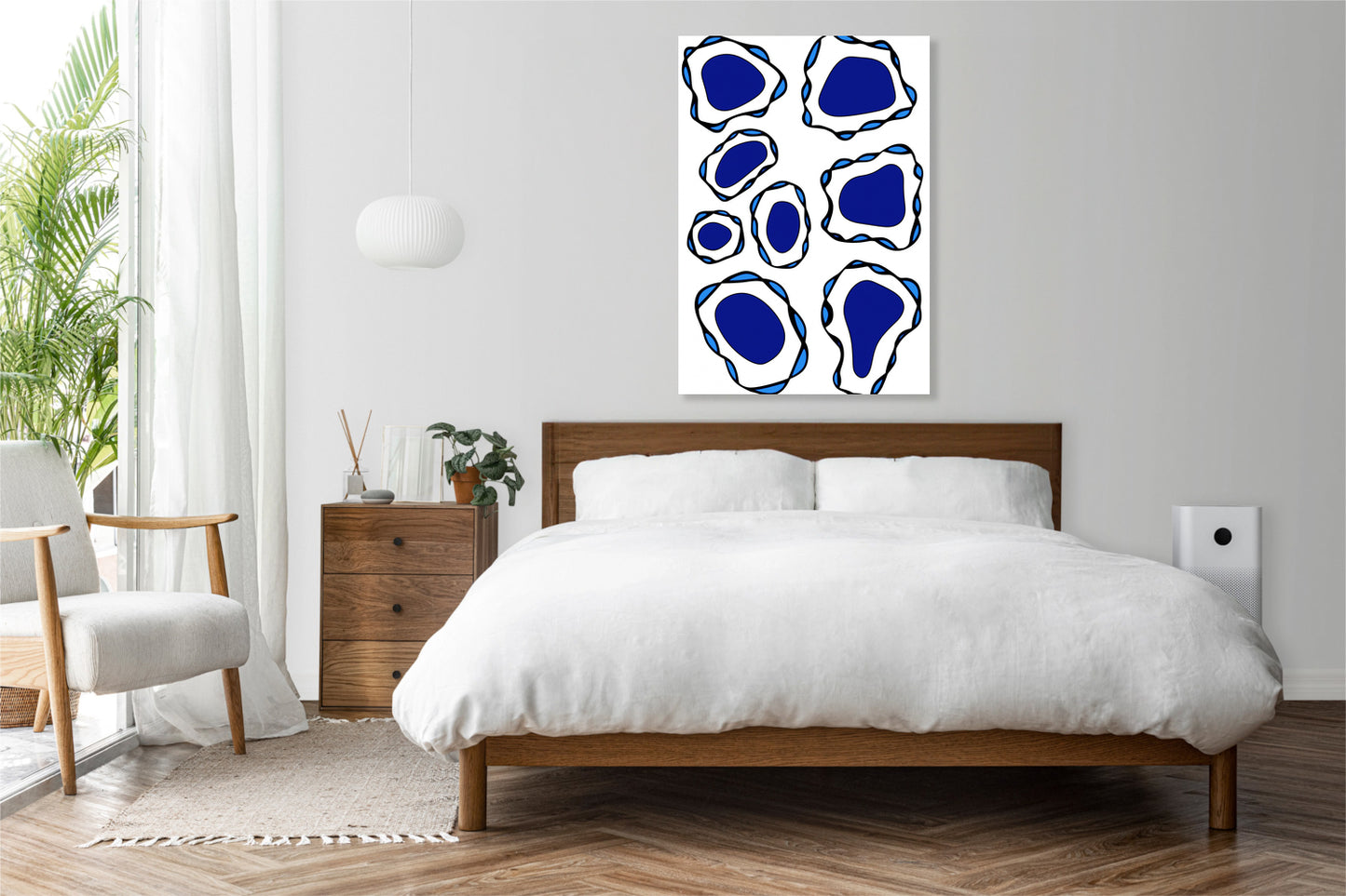 Obraz  Kryształ Minimalistyczny , Wnętrza Styl Skandynawski, Boho
