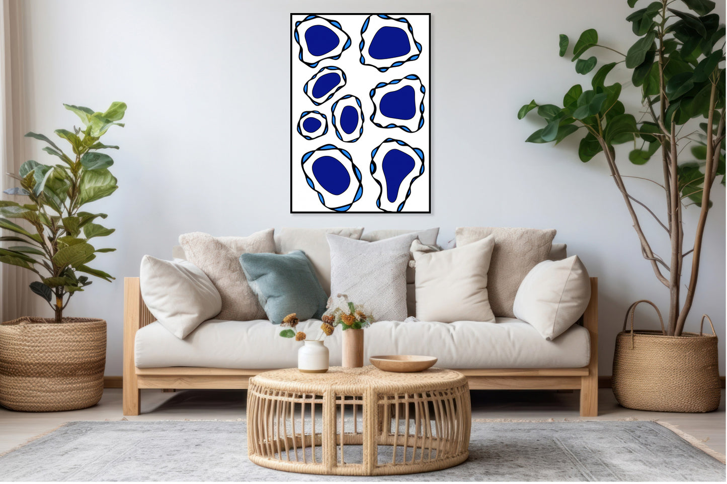 Plakat  Kryształ Minimalistyczny , Wnętrza Styl Skandynawski, Boho