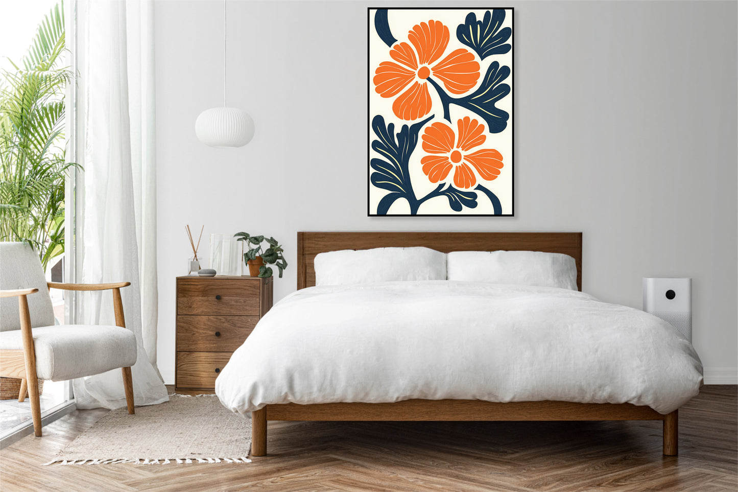 Plakat  Wieniec Minimalistyczny , Wnętrza Styl Skandynawski, Boho