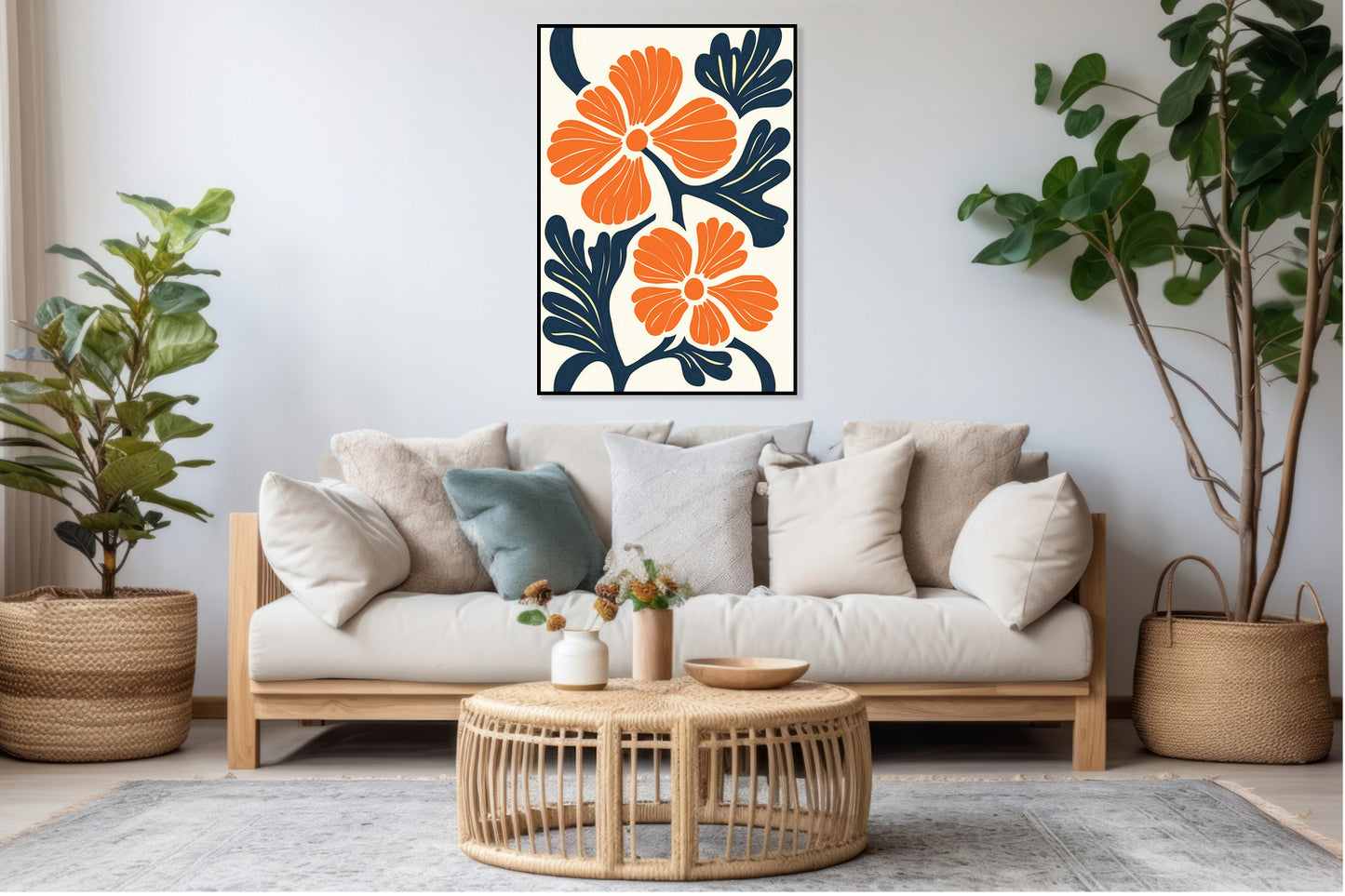 Plakat  Wieniec Minimalistyczny , Wnętrza Styl Skandynawski, Boho