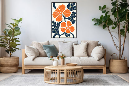 Plakat  Wieniec Minimalistyczny , Wnętrza Styl Skandynawski, Boho