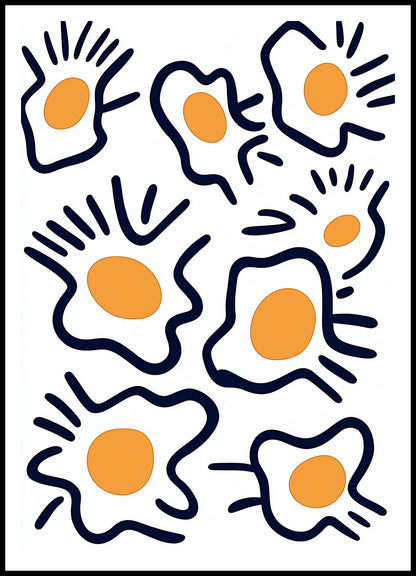 Plakat   Jajka Minimalistyczny , Wnętrza Styl Skandynawski, Boho