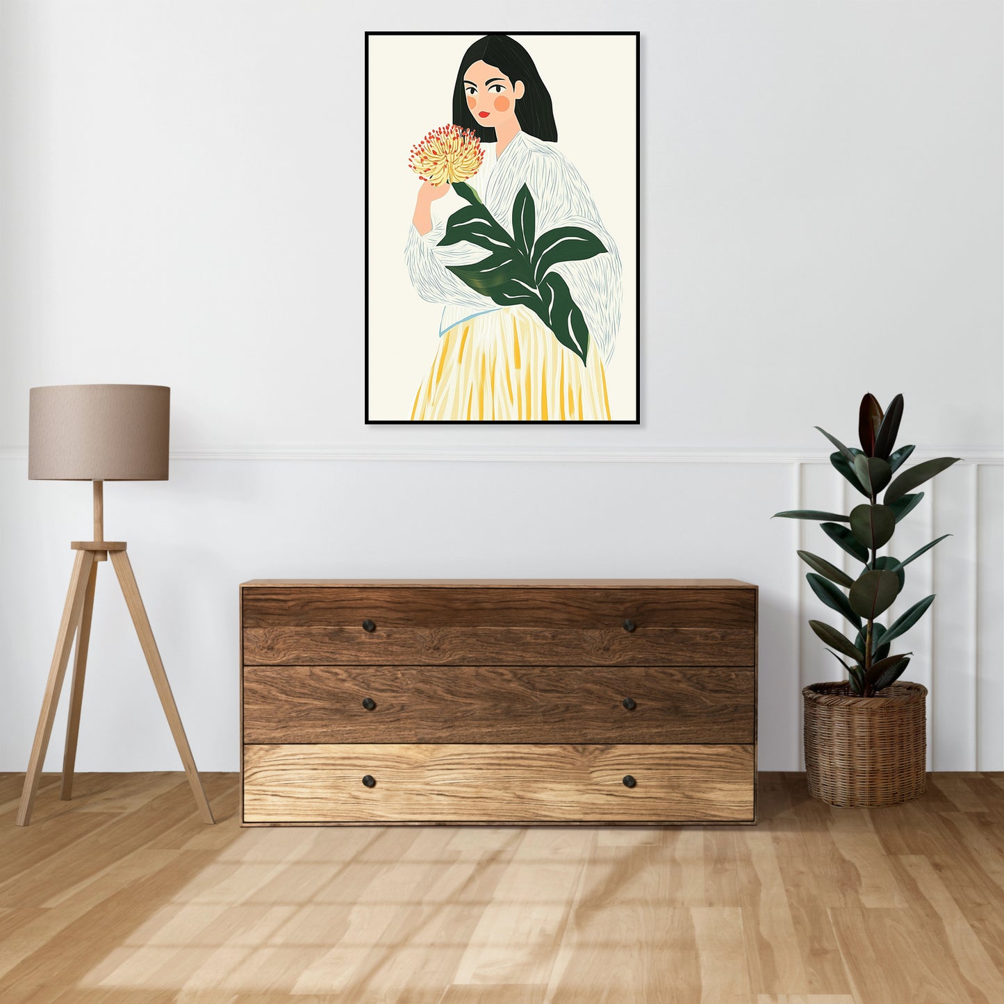 Plakat  Wzrok Minimalistyczny , Wnętrza Styl Skandynawski, Boho
