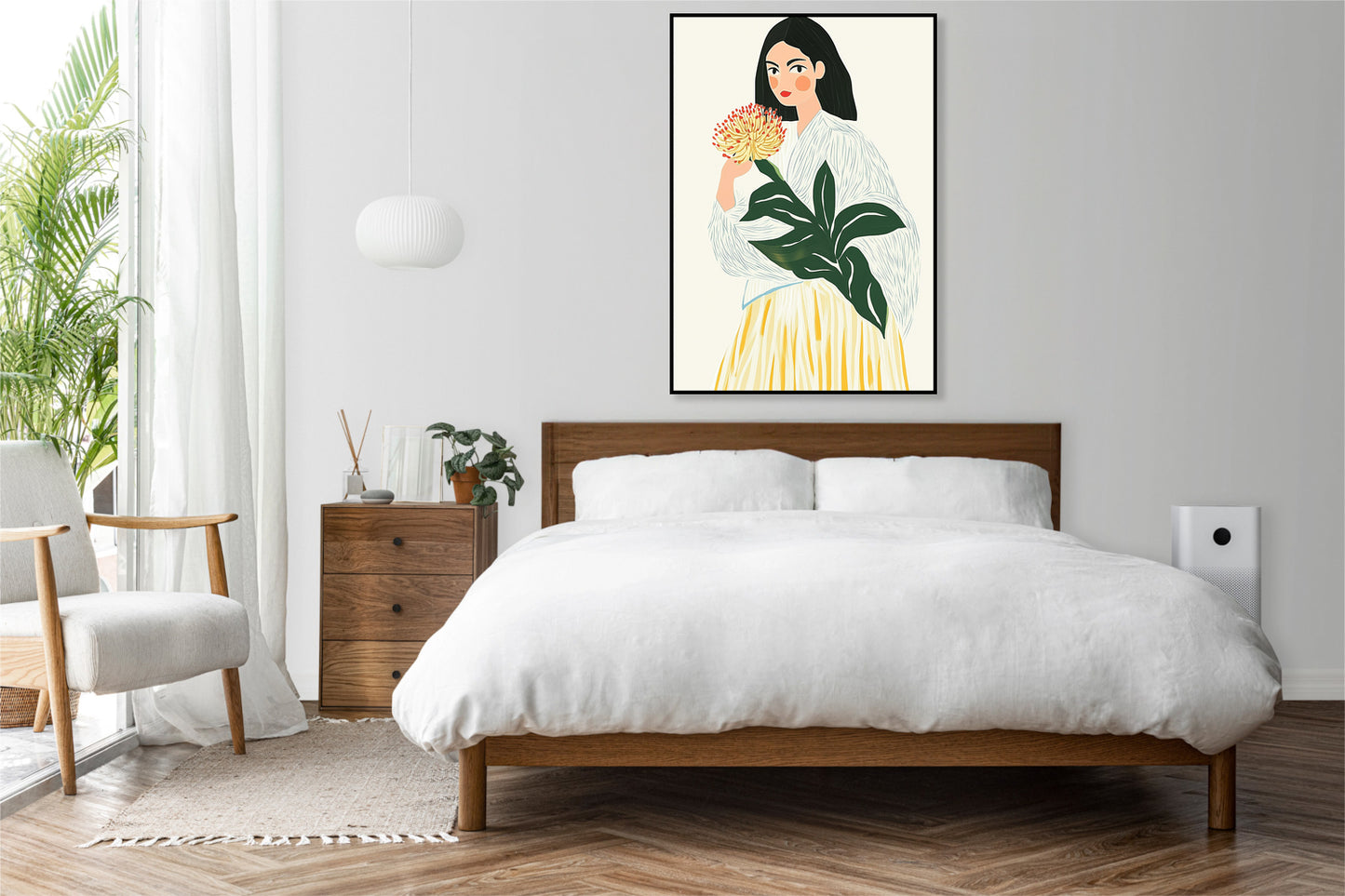 Plakat  Wzrok Minimalistyczny , Wnętrza Styl Skandynawski, Boho