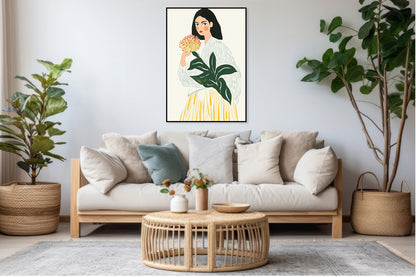 Plakat  Wzrok Minimalistyczny , Wnętrza Styl Skandynawski, Boho