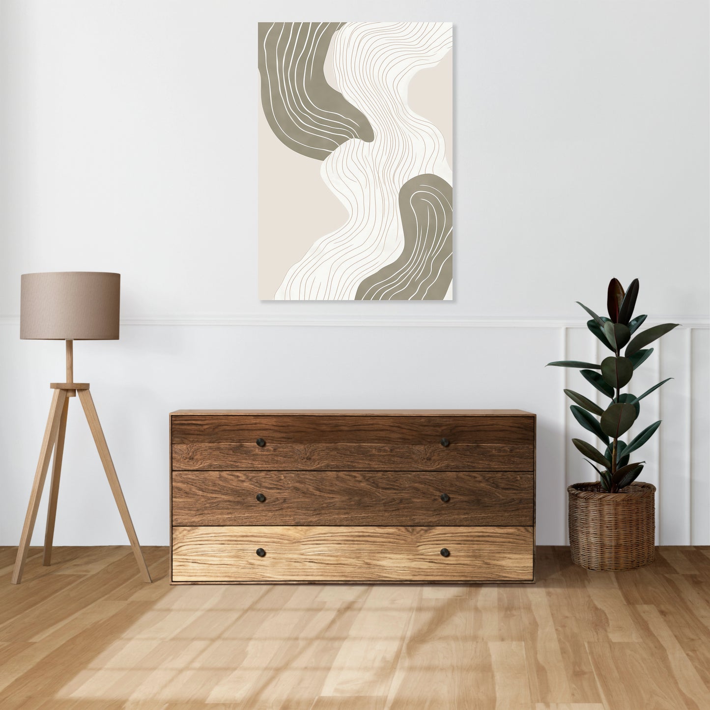 Obraz  Wiral Minimalistyczny , Wnętrza Styl Skandynawski, Boho