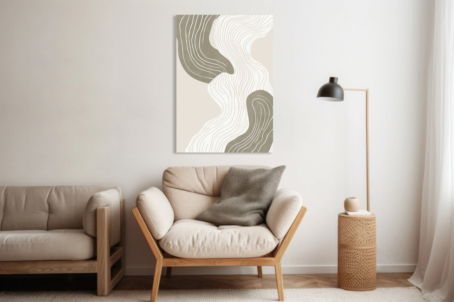 Obraz  Wiral Minimalistyczny , Wnętrza Styl Skandynawski, Boho