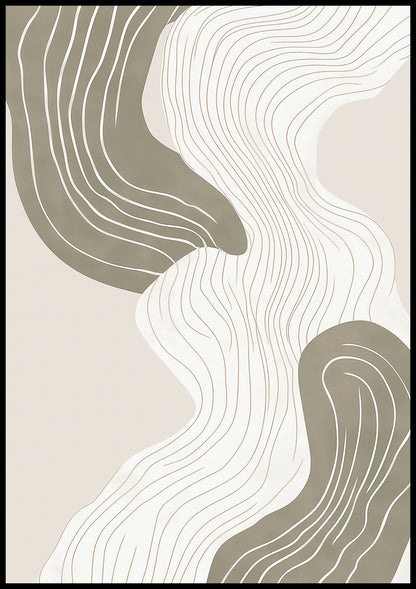 Plakat  Wiral Minimalistyczny , Wnętrza Styl Skandynawski, Boho