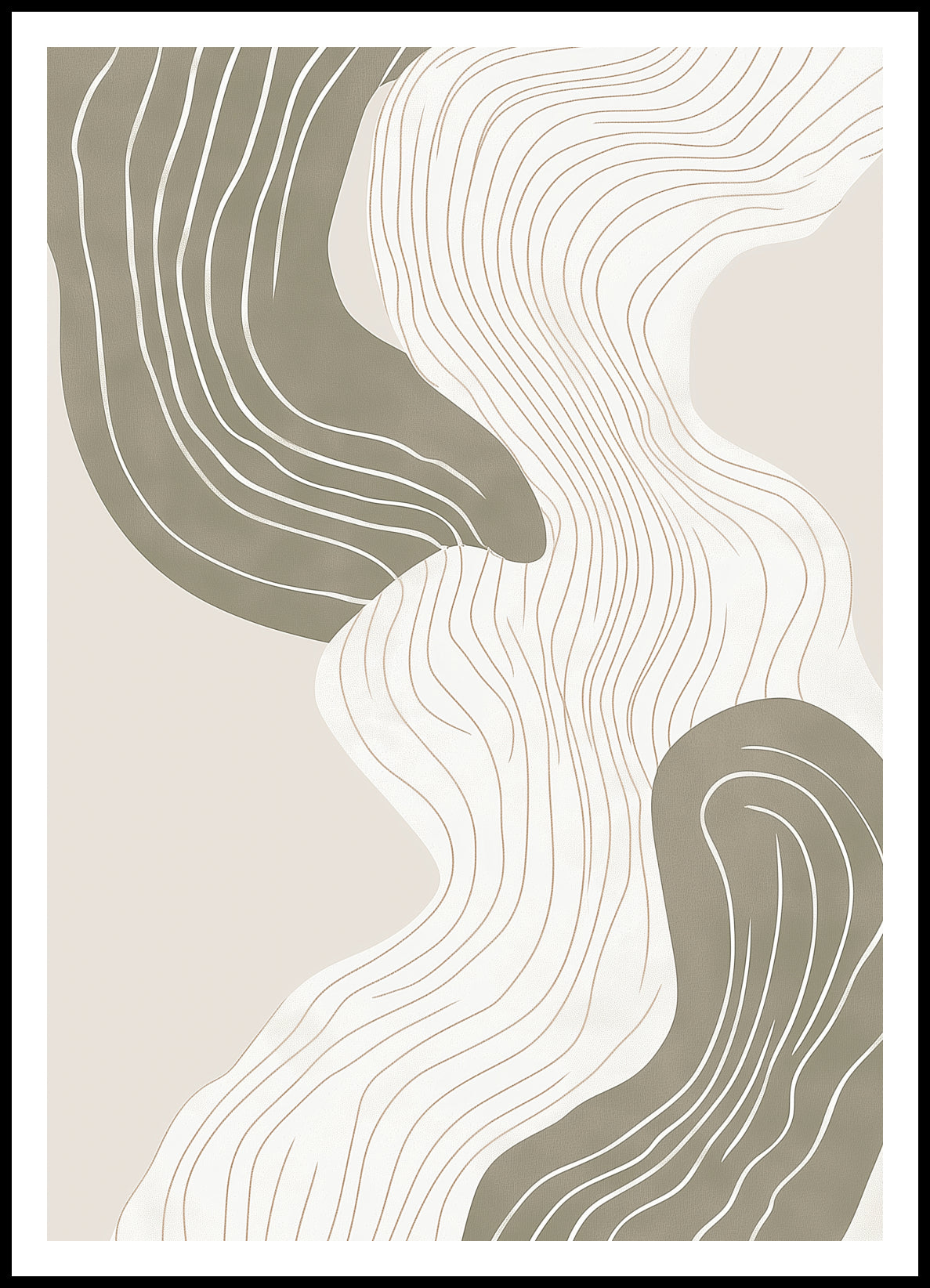 Plakat  Wiral Minimalistyczny , Wnętrza Styl Skandynawski, Boho