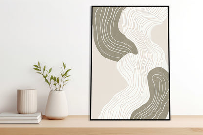 Plakat  Wiral Minimalistyczny , Wnętrza Styl Skandynawski, Boho