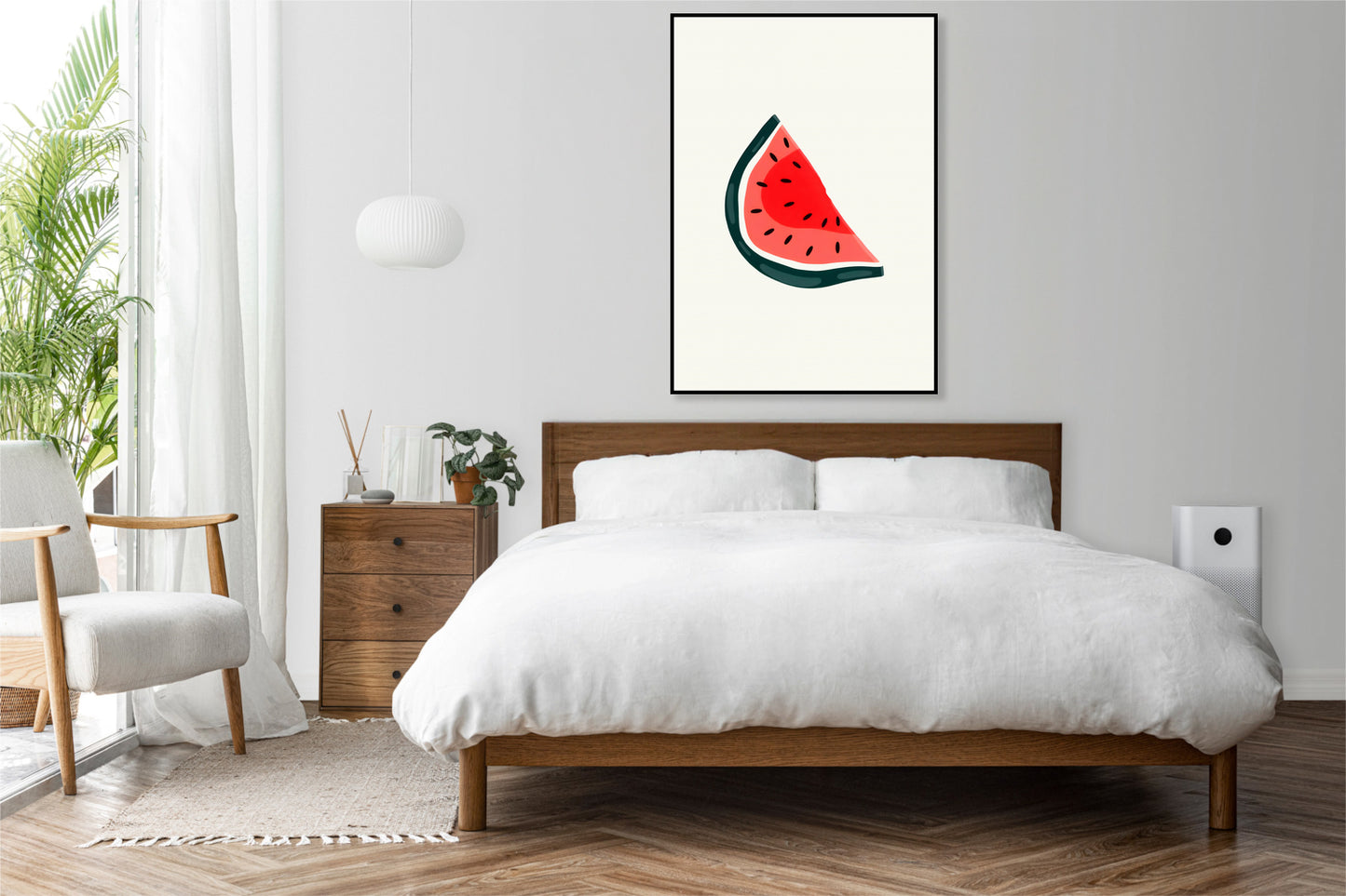 Plakat  Nowoczesny Owoce I Arbuz I Pop Art Vintage do Salonu