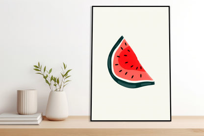 Plakat  Nowoczesny Owoce I Arbuz I Pop Art Vintage do Salonu