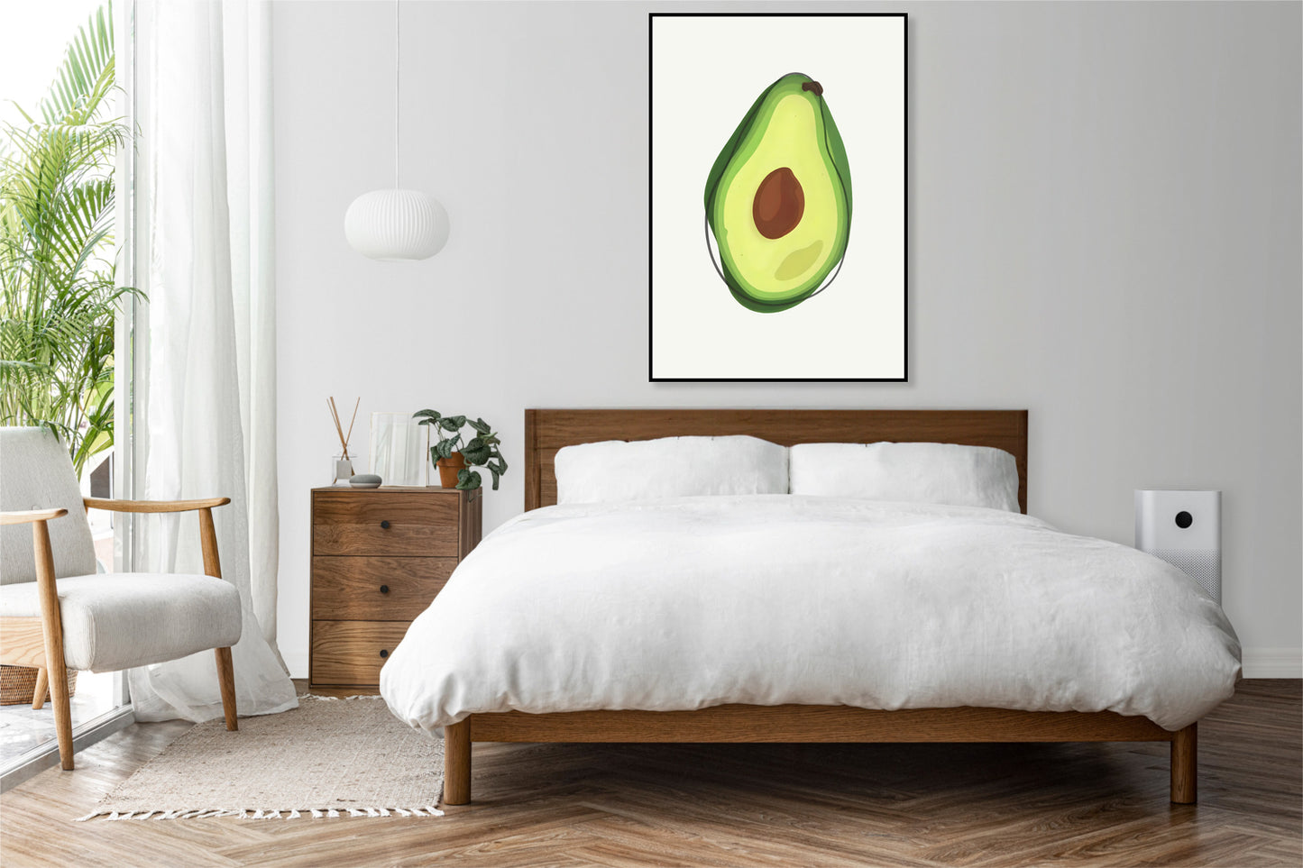 Plakat  Nowoczesny Owoce I Avokado I Pop Art Vintage do Salonu
